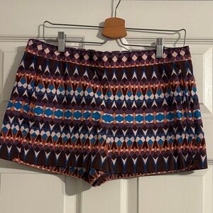 J. Crew Multicolor High Waist Shorts